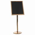 Aarco Aarco Products P-5B Small Menu and Poster Holder - Brass P-5B